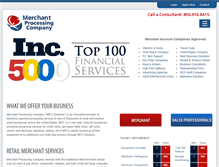 Tablet Screenshot of merchantprocessor.com